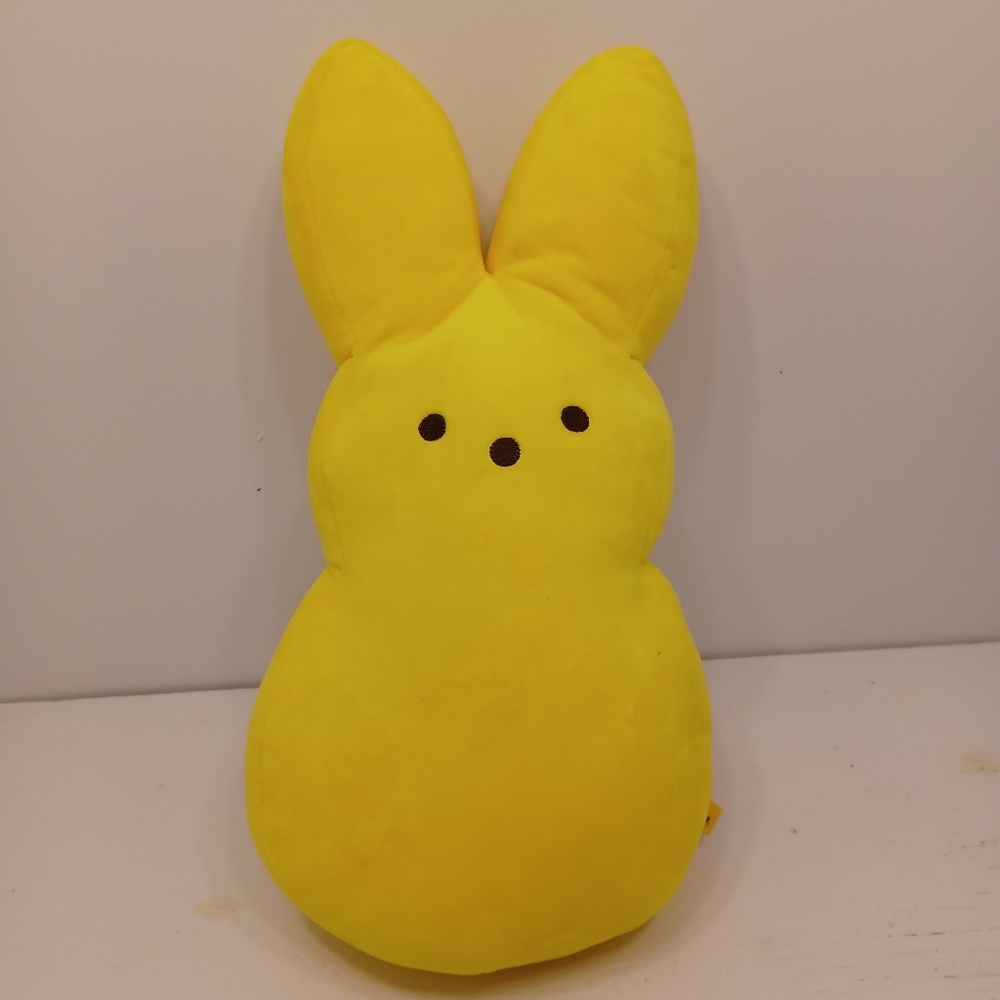 Giant Peeps Bunny plush. Yellow peeps